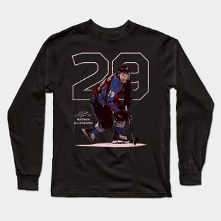 nathan mackinnon number Long Sleeve T-Shirt